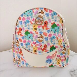 Pokemon Characters Cream Mini‎ Backpack Pikachu Charmander Bulbasaur